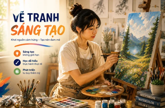 Vẽ tranh sáng tạo